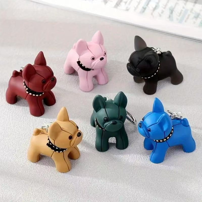 Dog Key Ring in Black