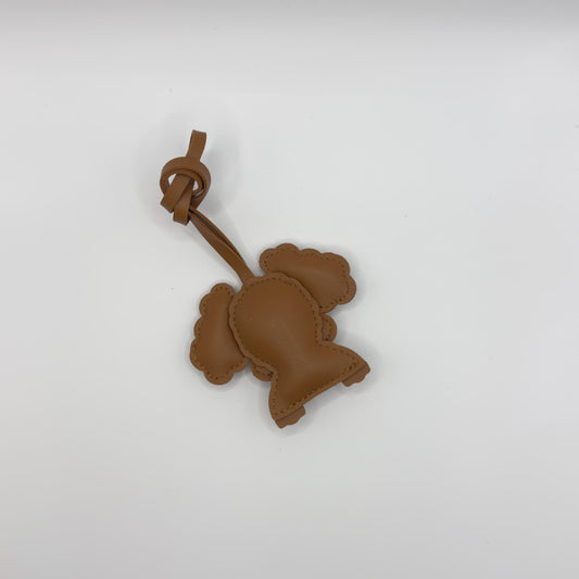 Poodle Charm in Tan