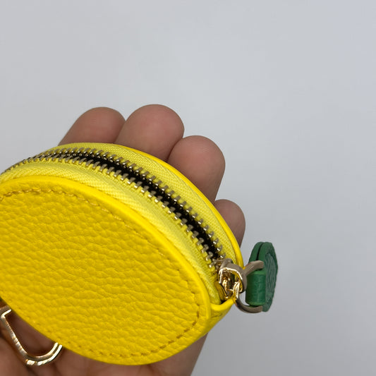 Lemon Fruit Bag Charm Coin Purse