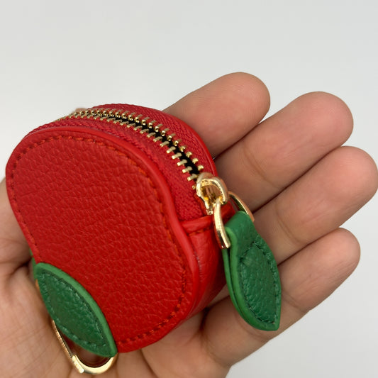 Apple Fruit Bag Charm Coin Purse