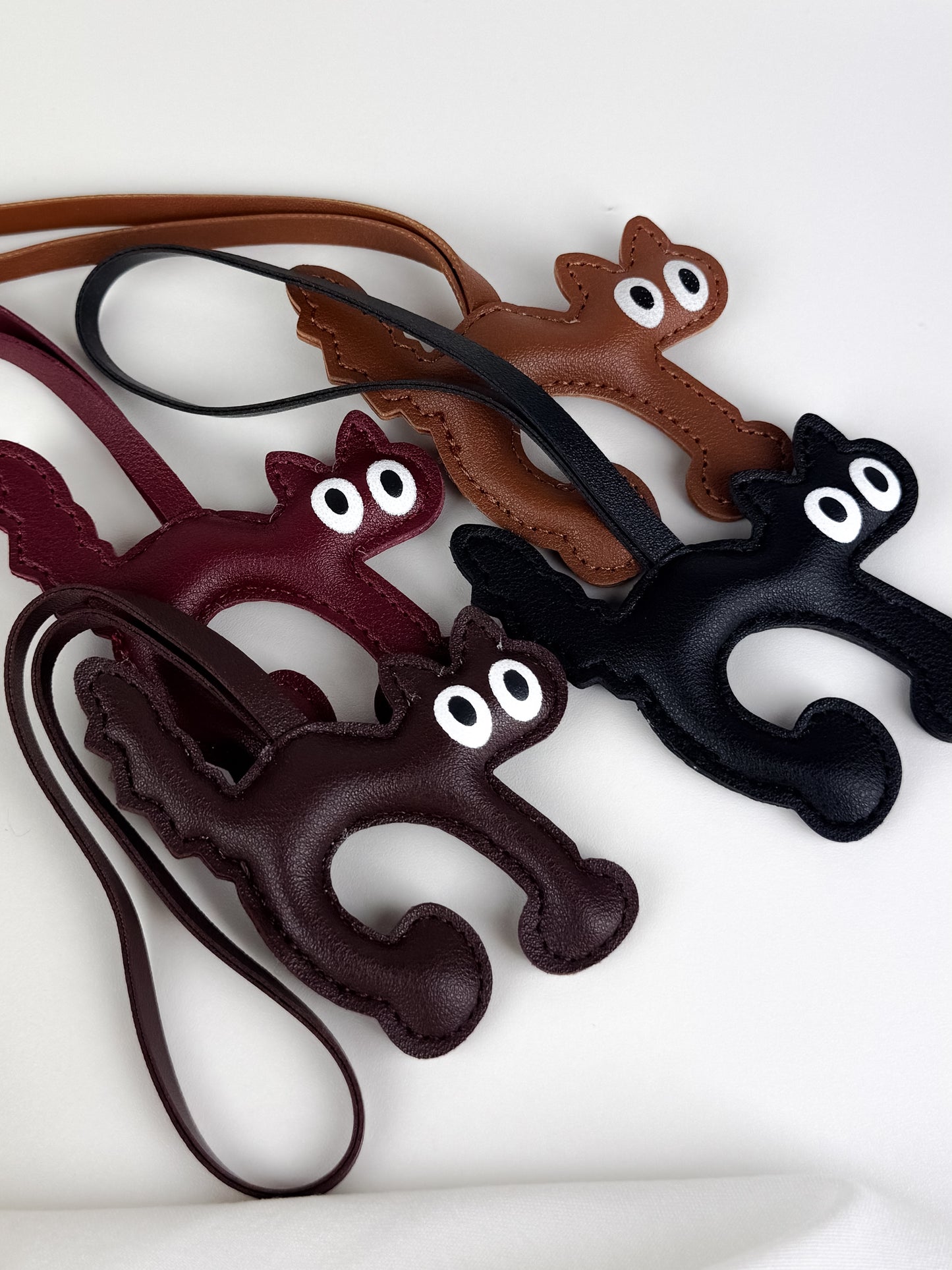 Cat Bag Charm in Black
