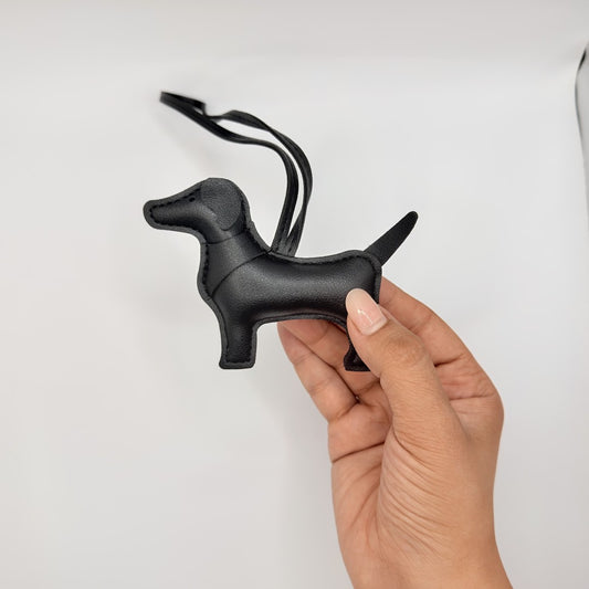 Dog Charm in Black
