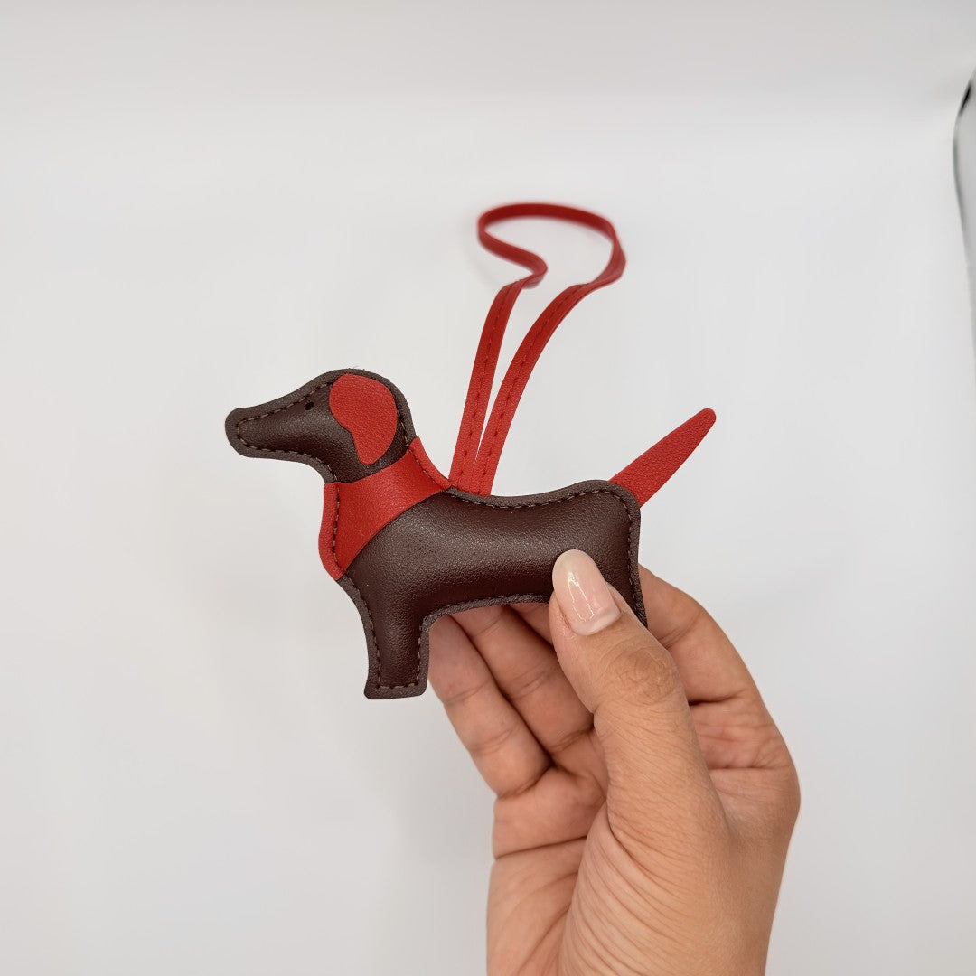 Dog Charm in Coffee