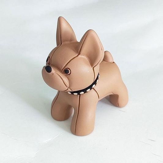 Dog Key Ring in Beige