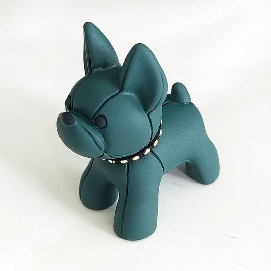 Dog Key Ring in Green