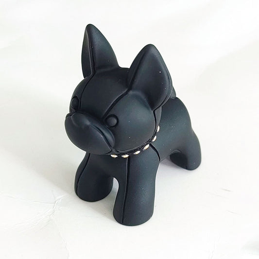 Dog Key Ring in Black