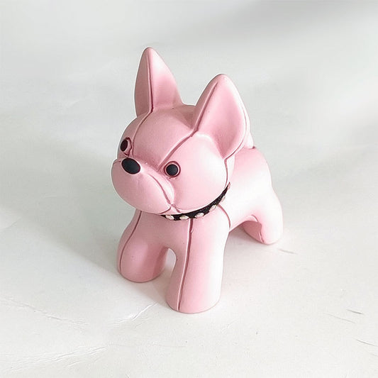 Dog Key Ring in Pink