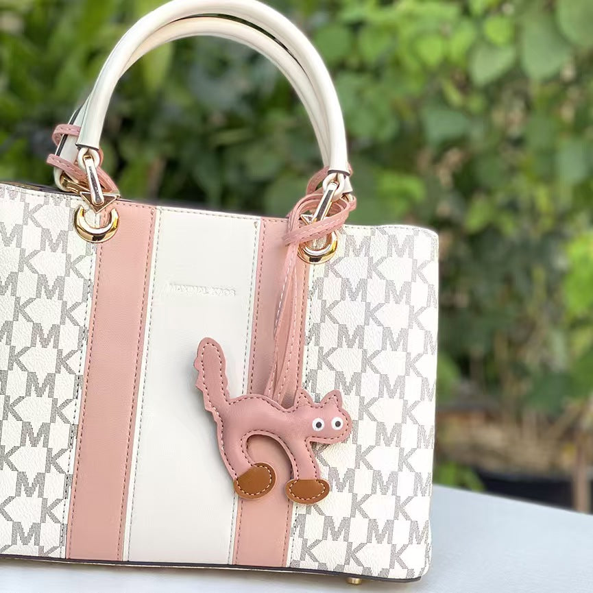 Cat Bag Charm in Pink