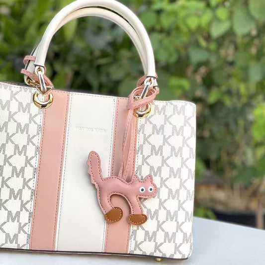 Cat Bag Charm in Pink