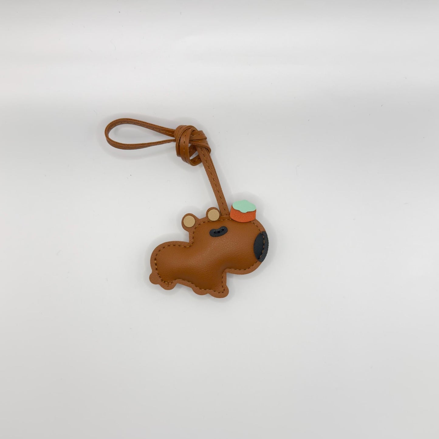 Capybara Charm in Tan