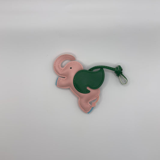 Flying Elephant Charm in Pink