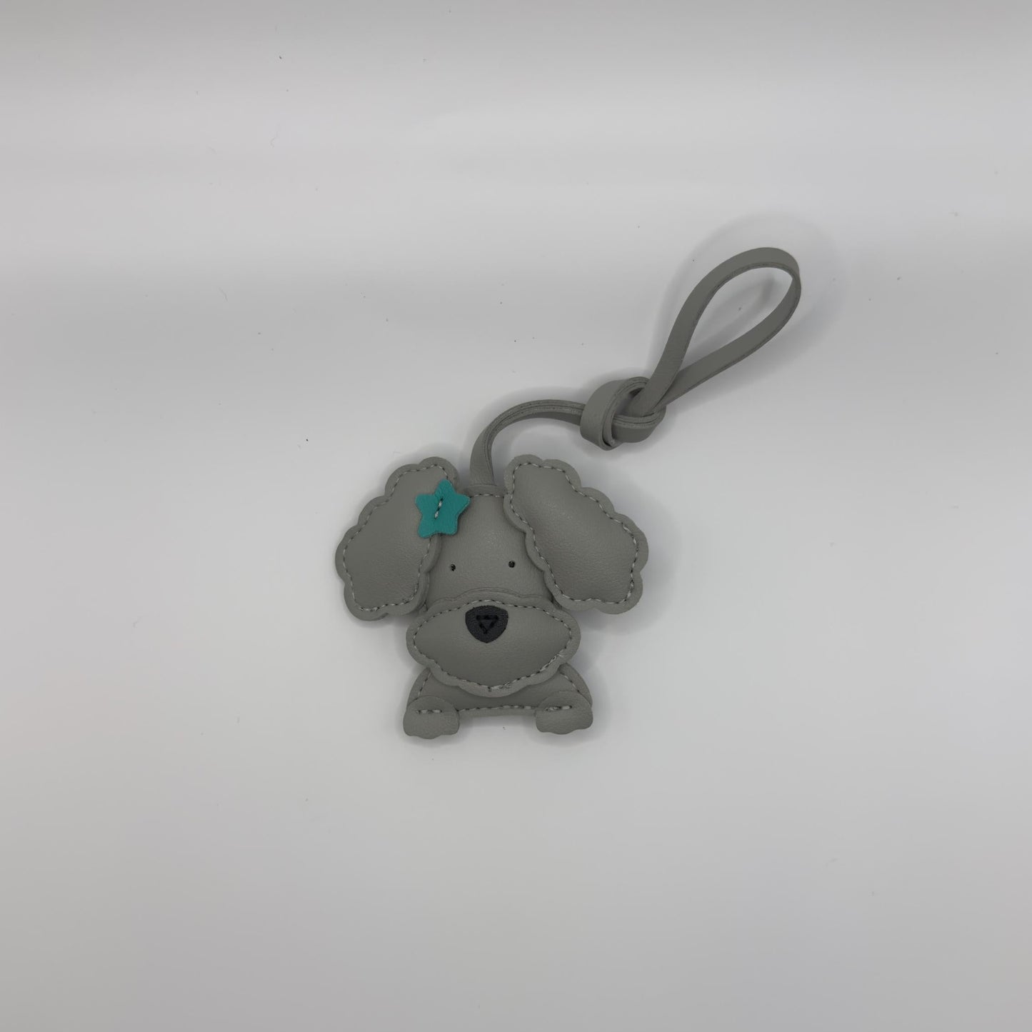 Poodle Charm in Grey
