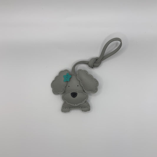 Poodle Charm in Grey