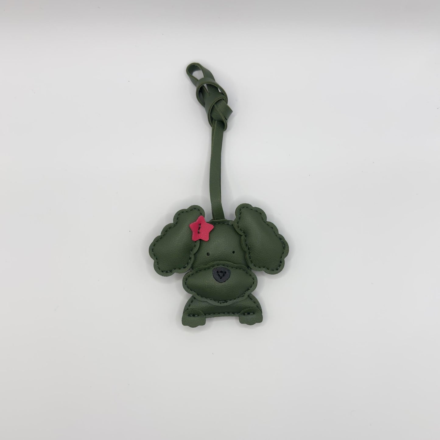 Poodle Charm in Green