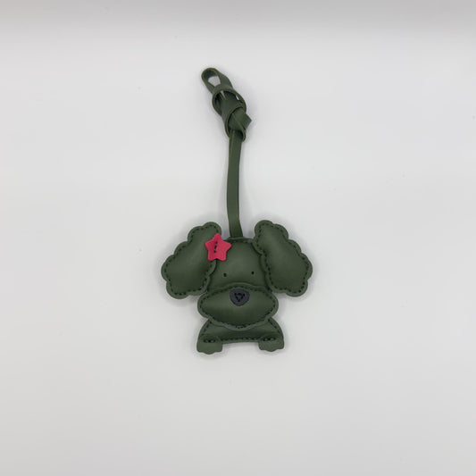 Poodle Charm in Green