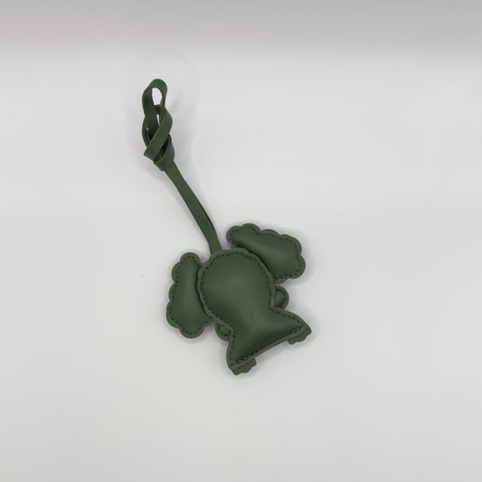 Poodle Charm in Green
