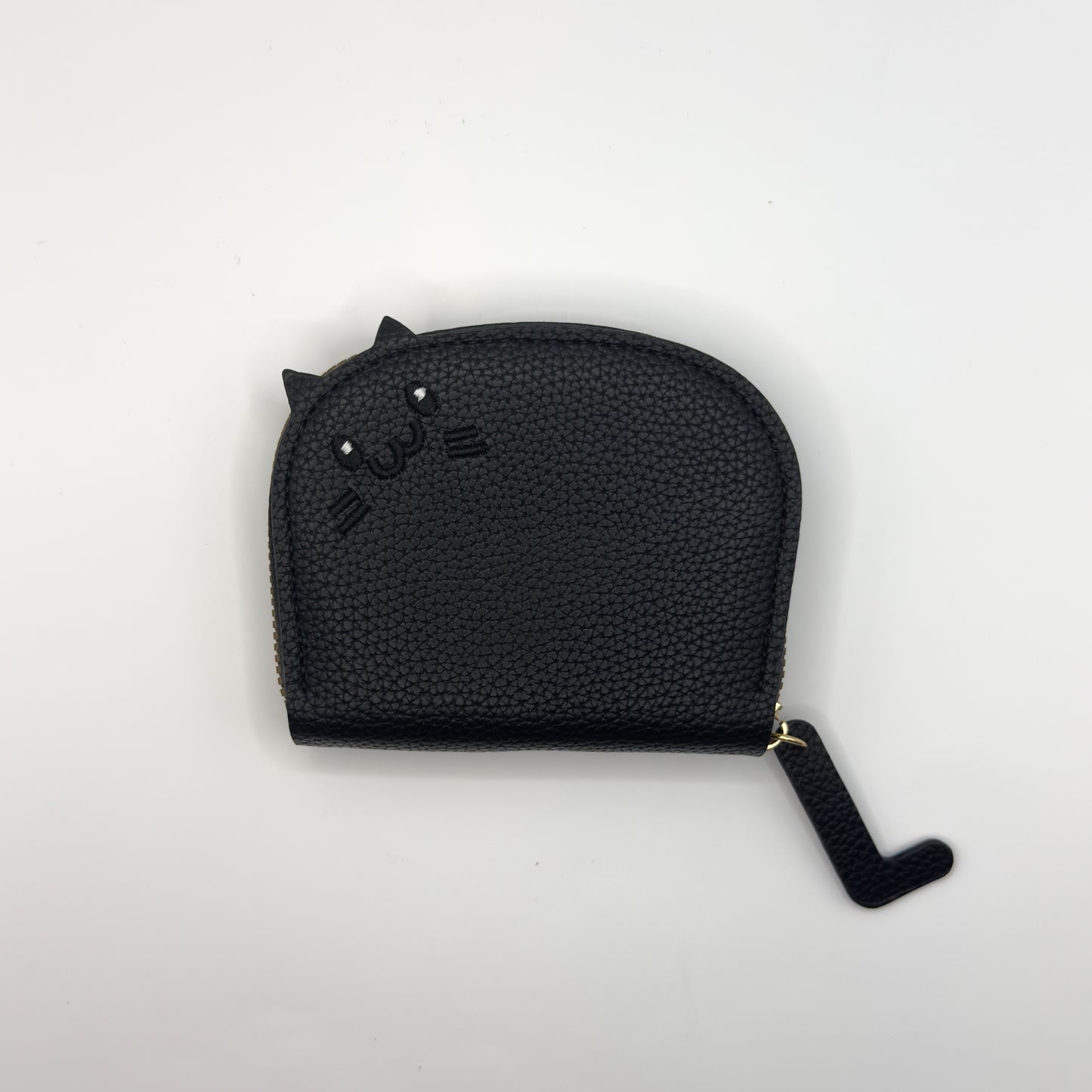 Cat Accordion Wallet in Black