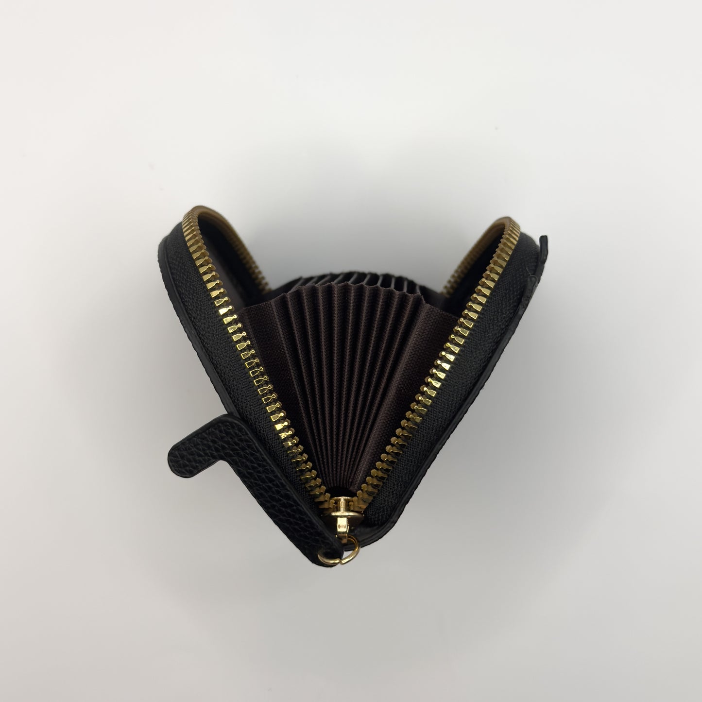 Cat Accordion Wallet in Black