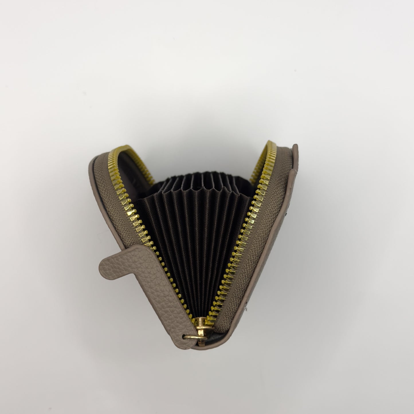 Cat Accordion Wallet in Taupe