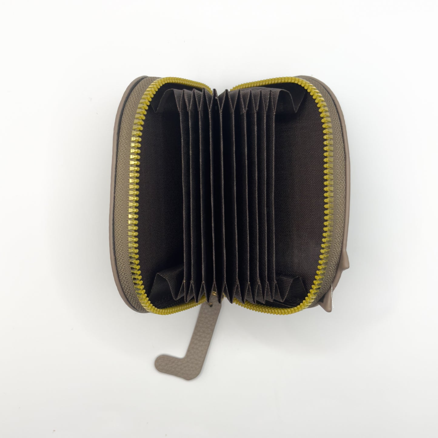 Cat Accordion Wallet in Taupe