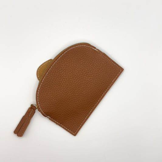 Elephant Zip Pouch in Brown