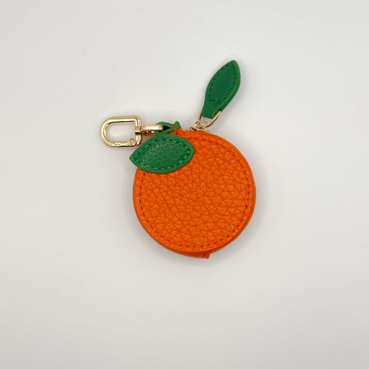 Orange Fruit Bag Charm Coin Purse