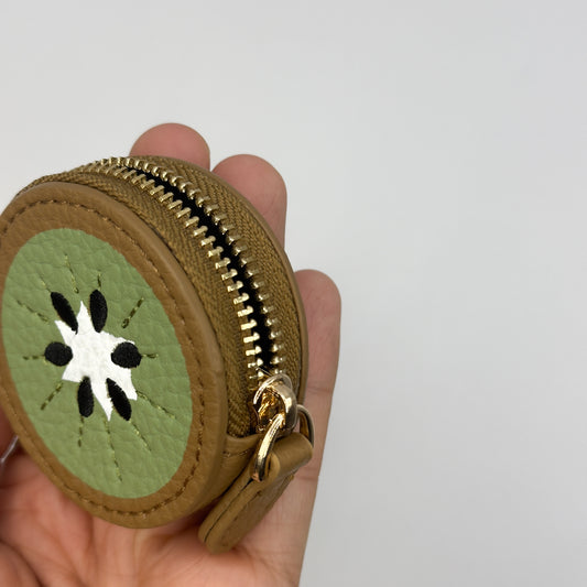 Kiwi Fruit Bag Charm Coin Purse