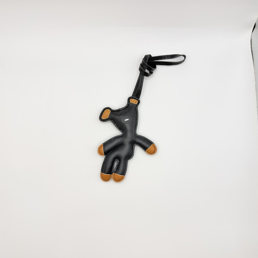 Bear Bag Charm in Black
